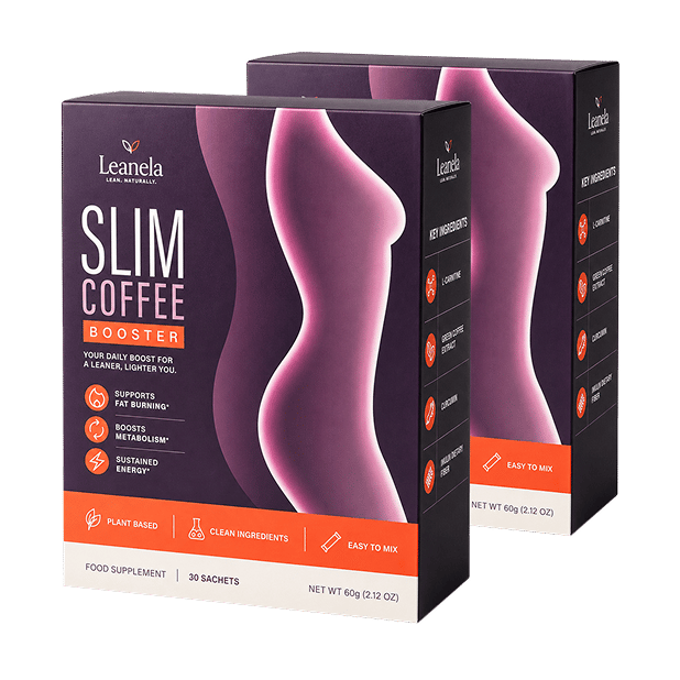 Zwei Packungen Leanela Slim Coffee Booster